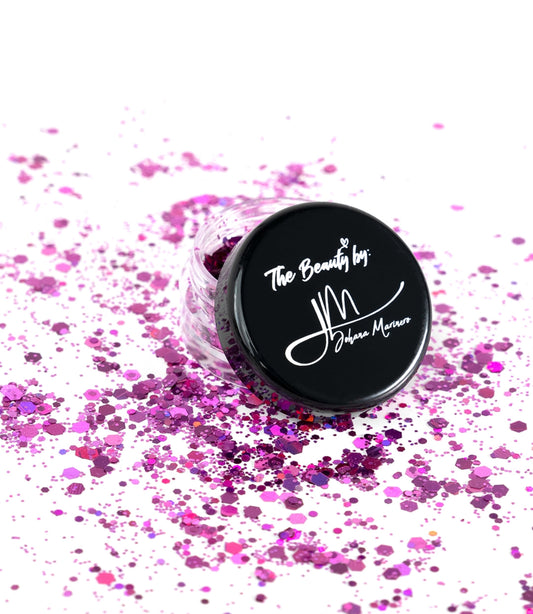 Purpurina Fuchsia/Glitter Powder flames